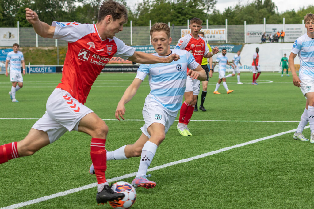 Alexander Lyng - topscorer for FC Helsingør 2022/23 (Foto: Andreas Birkebæk)